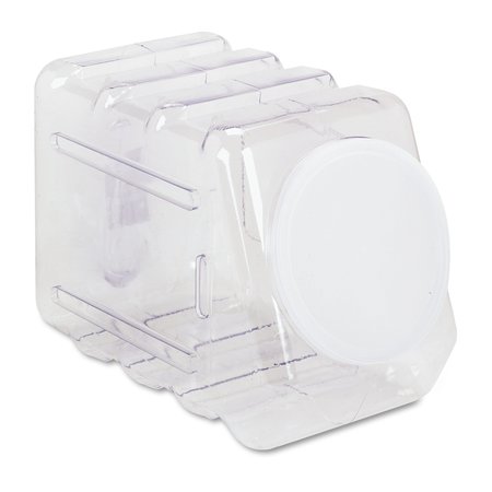 Pacon Clear Recyclable Plastic Interlocking Storage Container Lid, 5-1/2 in W, 6.8" H 27660